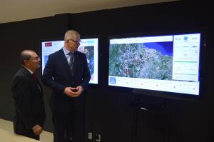 notícia: Centro de Monitoramento recebe visita do embaixador da Noruega