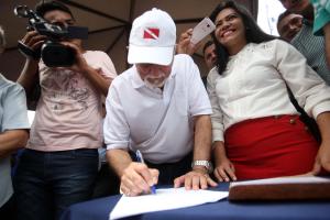 notícia: Governador inaugura Unidade Integrada de Polícia em Faro e assina ordem de serviço