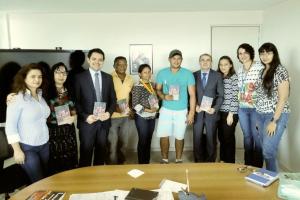 notícia: Titular da Semas recebe lideranças das aldeias da Tribo Paquiçamba