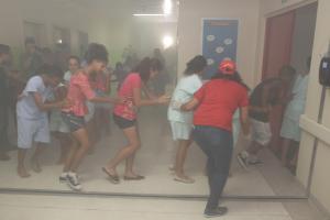notícia: Simulação inédita no Oncológico Infantil treina funcionários  