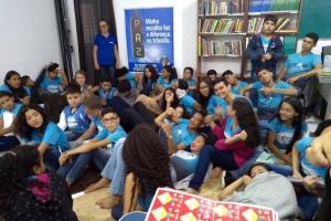 notícia: Estudantes de Mãe do Rio participam de ação educativa de trânsito