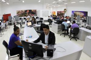 notícia: Em apenas um mês, Estação Cidadania Bosque Grão-Pará atende quase 14 mil usuários