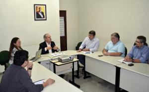 notícia: Sedap discute parceria com a UFRA para projeto de produção de peixes marinhos em cativeiro