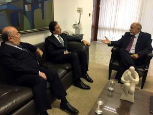notícia: Jatene se reúne com presidente do Senado e pede agilidade na regulamentação da Lei Kandir