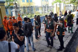 notícia: Estudantes recebem orientação do Detran e órgãos parceiros