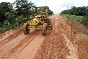 notícia: Setran garante fluxo de veículos em trecho que está em obras na PA-150