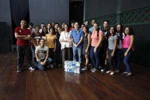 notícia: Universitários participam de Oficina de Leitura preparatória para a Feira do Livro
