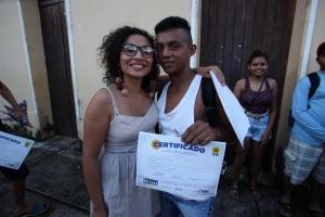 notícia: Alunos do projeto Biizu surpreendem instrutores