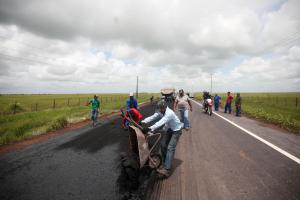 notícia: Pavimentação da rodovia PA-154 será concluída no mês de junho
