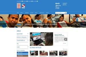 notícia: Site da Fundação Hemopa passa por reformulação