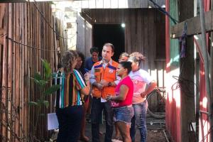 notícia: Vitimas de incêndio na Terra Firme serão atendidas pelo Cheque Moradia