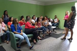 notícia: Iasep realiza ação de prevenção ao câncer de mama