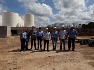 notícia: Cosanpa vistoria obra de ampliação do sistema de abastecimento de água de Moju