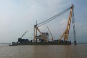 notícia: Parte do empurrador naufragado já pode ser vista no rio Amazonas