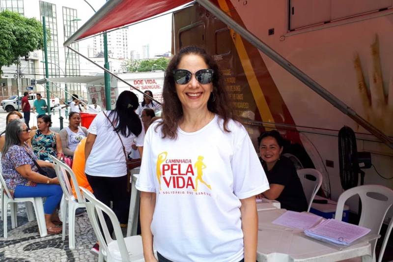 Presente no evento, a presidente do Hemopa, Ana Suely Saraiva (foto), não escondia a motivação com a participação de centenas de pessoas, entre servidores, doadores, familiares, amigos e a comunidade em geral.

FOTO: CARLOS SODRÉ/AG. PARÁ
DATA: 25.11.2018
BELÉM - PARÁ <div class='credito_fotos'>Foto: ASCOM SESPA   |   <a href='/midias/2018/originais/1082cf9f-b5b4-42c7-b13a-5e6b9ef50fe1.jpg' download><i class='fa-solid fa-download'></i> Download</a></div>