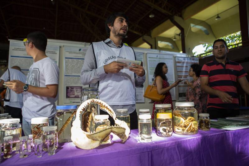 Com o tema “Fazer saúde na Amazônia: desafios e perspectivas nas comunidades ribeirinhas”, a XII Semana da Saúde realizada pelo Centro de Ciências Biológicas e da Saúde (CCBS) da Universidade do Estado do Pará (Uepa) foi aberta na noite desta quarta-feira, 16.
FOTO: NAILANA THIELY / ASCOM UEPA
DATA: 17.05.2018
BELÉM - PARÁ <div class='credito_fotos'>Foto: Nailana Thiely / Ascom Uepa | <a href='/midias/2018/originais/1c9001a2-e9f5-4f77-a278-544b7eba8805.jpg' download><i class='fa-solid fa-download'></i> Download</a></div>