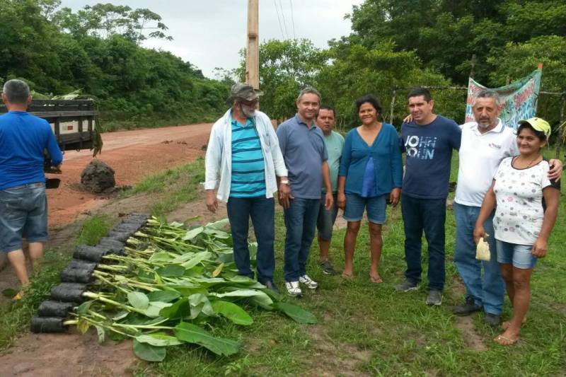 A representação regional da Secretaria de Estado de Desenvolvimento Agropecuário e da Pesca (Sedap) realizou, nesta quarta feira (21), a entrega de mudas cítricas - laranja e limão - a produtores rurais de Santarém, na região Oeste do Pará. No início deste mês, a Sedap, em parceria com instituições e entidades, distribuiu mudas de bananas a agricultores da região do Lago Grande, no interior de Santarém.
FOTO: SAMUEL ALVARENGA / SECOM
DATA: 21.02.2018
SANTARÉM - PARÁ <div class='credito_fotos'>Foto: Samuel Alvarenga / Secom | <a href='/midias/2018/originais/463e5929-ff41-4e03-8165-0e609721c420.jpg' download><i class='fa-solid fa-download'></i> Download</a></div>