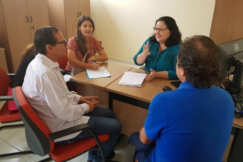 Vários municípios da região sudeste do estado participaram de mais uma etapa do workshop “Melhoria da Situação Fiscal dos Municípios do Estado do Pará”, realizado pela Secretaria Extraordinária de Municípios Sustentáveis (Semsu), entre 23 e 25 de abril, em Marabá. O projeto foi lançado em agosto com os módulos Cadastro Único de Convênios e equilíbrio fiscal I e II.
FOTO: ASCOM CRGSP
DATA: 25.04.2018
MARABÁ - PARÁ <div class='credito_fotos'>Foto: ASCOM CRGSP | <a href='/midias/2018/originais/53ffc946-b292-4304-9728-6450a9adb916.jpg' download><i class='fa-solid fa-download'></i> Download</a></div>