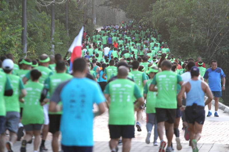 A sétima edição da Corrida e Caminhada do Servidor Público (foto), realizada no Parque do Utinga na manhã desde sábado, 10, reuniu mais de mil servidores do Governo do Pará com o objetivo de promover a saúde e a qualidade de vida. E foi com inspiração nesses dois pilares do evento que Renato Alves e Adriana Lima levaram, mais uma vez, o primeiro lugar do masculino e feminino da competição. Em sete anos de evento, a cabo do Corpo de Bombeiros Adriana Lima chegou em primeiro lugar 4 vezes. Em 2017, ela foi impedida de participar devido uma lesão no tornozelo causada por um acidente, mas esse ano se preparou com treinos pesados na areia, para ganhar força muscular. “Médicos disseram que eu nunca mais correria e ano passado eu fui assistir e chorei por não participar, mas esse ano eu vim para ganhar. Meu lema é lutar sempre desistir jamais”, disse a tetracampeã.
FOTO: CRISTINO MARTINS / AG. PARÁ
DATA: 10.11.2018
BELÉM - PARÁ <div class='credito_fotos'>Foto: Cristino Martins/Ag. Pará | <a href='/midias/2018/originais/55230c94-4863-4c51-bcfe-7e4abfe78263.jpg' download><i class='fa-solid fa-download'></i> Download</a></div>
