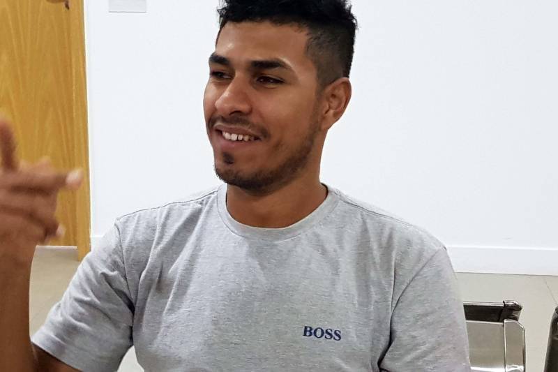 Mais de 200 pessoas com problemas adutivos foram beneficiadas com o mutirão “Saúde Auditiva”, realizado de 10 a 14 de dezembro, pela equipe do Centro Integrado Inclusão e Reabilitação (CIIR), visando a detecção precoce de problemas relacionados com a: perda de audição, barulho no ouvido, surdez, dor, secreção no ouvido, coceira e tontura. Na foto, o atleta de Karatê, Raul Sérgio, 24 anos.

FOTO: ASCOM CIIR
DATA: 17.12.2018
BELÉM - PARÁ <div class='credito_fotos'>Foto: ASCOM CIIR   |   <a href='/midias/2018/originais/660e971b-c03b-4106-a3b5-098d38575d23.jpg' download><i class='fa-solid fa-download'></i> Download</a></div>