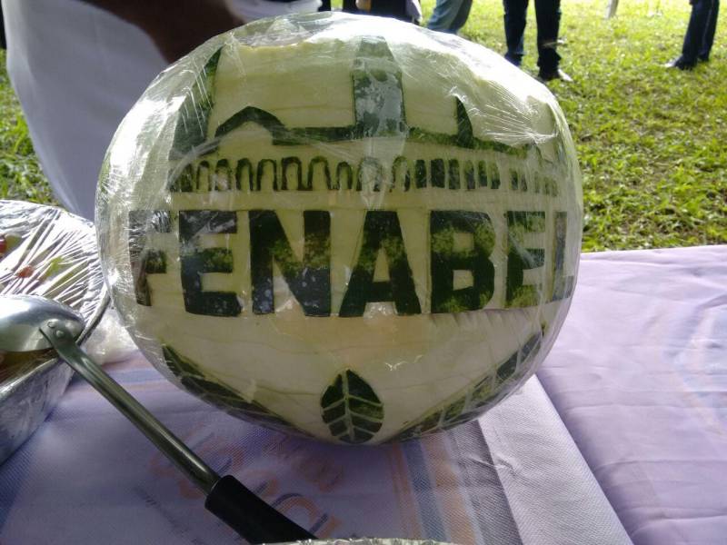 A Empresa de Assistência Técnica e Extensão Rural do Pará (Emater) mostra até este domingo (22) uma variedade de serviços na Feira de Negócios Agropecuários de Belém (Fenabel). A mostra inclui oficinas do projeto “Frutificando saberes e sabores no campo”, exposição de impressos, exibição de vídeos, horta em pequenos espaços, informações técnicas sobre Cadastro Ambiental Rural (CAR) e outras abordagens. A participação da Emater incluiu ainda mobilização de técnicos e agricultores da área de abrangência de seis regionais administrativas. A equipe de apoio é coordenada pelo técnico Raimundo Ribeiro, chefe do Núcleo de Metodologia de Comunicação (NMC), representante da empresa no evento.
FOTO: ASCOM / EMATER
DATA: 21.04.2018
BELÉM - PARÁ <div class='credito_fotos'>Foto: ASCOM EMATER | <a href='/midias/2018/originais/6f84e885-b509-4a08-999d-d8256704e3de.jpg' download><i class='fa-solid fa-download'></i> Download</a></div>