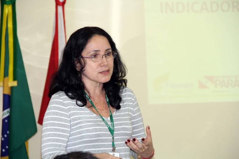 Acompanhar o impacto do setor de turismo na economia paraense. Esse é o principal objetivo da edição 2018 do Boletim do Turismo do Estado do Pará, que traz informações sobre o segmento turístico no estado. O produto foi desenvolvido pela Fundação Amazônia de Amparo a Estudos e Pesquisas (Fapespa), em parceria com a Secretaria de Estado de Turismo (Setur), e lançado na manhã desta terça-feira, 03, no auditório da Setur, em meio à Reunião do Grupo Interinstitucional de Análise Conjuntural (Geac). Na foto, a diretora de políticas para o turismo da Setur, Fátima Gonçalves.
FOTO: ISRAEL PEGADO / ASCOM SETUR-PA
DATA: 03.07.2018
BELÉM - PARÁ <div class='credito_fotos'>Foto: ISRAEL PEGADO / ASCOM SETUR | <a href='/midias/2018/originais/9453ce4c-8efa-4bbd-abf8-5a687f592ead.jpg' download><i class='fa-solid fa-download'></i> Download</a></div>