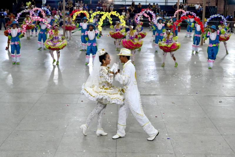 O tradicional concurso de Quadrilhas do Arraial de Todos os Santos, da Fundação Cultural do Pará (FCP), começa nesta quarta-feira, 20, a partir das 18h, no Centur. São mais de 70 quadrilhas juninas (foto), entre adultas e mirins. A programação vai até o dia 08 de julho, sempre a partir das 19h nos dias de semana e 18h nos feriados. Na Praça do Povo, o foco será o XV Concurso Estadual de Quadrilhas Juninas. Já na Praça do Artista serão as apresentações parafolclóricas de Pássaros Juninos, grupos de bois bumbas, carimbó, entre outros, além da praça de alimentação.
FOTO: ASCOM / FCP
DATA: 18.06.2018
BELÉM - PARÁ <div class='credito_fotos'>Foto: ASCOM FCP | <a href='/midias/2018/originais/98001680-4ab2-422d-b5a2-0b385daffbfc.jpg' download><i class='fa-solid fa-download'></i> Download</a></div>