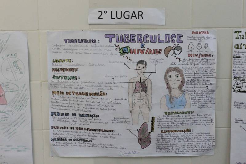 A Superintendência do Sistema Penitenciário do Estado (Susipe), por meio das diretorias de Assistência Biopsicossocial e de Reinserção Social, realizou nesta quinta-feira (13) a premiação do concurso de cartazes em alusão ao Dia "D" de Combate à Tuberculose – 15 de Dezembro -, instituído desde 2016 na Susipe. A data foi criada para ressaltar a necessidade de fomentar os procedimentos operacionais de controle da tuberculose e estabelecer um cronograma regular de atividades educativas em saúde (palestras, oficinas de arte e concursos), que sensibilize servidores e pessoas presas, para maior efetividade nas ações de controle da doença.

FOTO: AKIRA ONUMA / ASCOM SUSIPE
DATA: 13.12.2018
BELÉM - PARÁ <div class='credito_fotos'>Foto: Akira Onuma / Ascom Susipe   |   <a href='/midias/2018/originais/9b9631d9-638c-4d69-8547-85ab8f4ff5d0.jpg' download><i class='fa-solid fa-download'></i> Download</a></div>