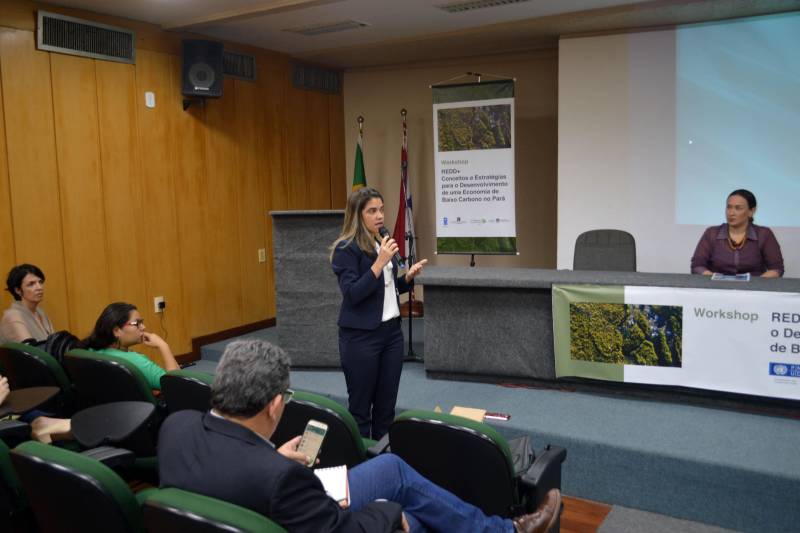 “REDD+ Conceitos e Estratégias para o Desenvolvimento de uma Economia de Baixo Carbono no Pará” é o tema do workshop promovido nesta terça-feira (13) pela Secretaria de Estado de Meio Ambiente e Sustentabilidade (Semas), por meio da Diretoria de Meteorologia, Hidrologia e Mudanças Climáticas (Dimeh), na Escola de Governança Pública do Pará, em Belém. Direcionado a representantes do poder público, o evento debateu no primeiro dia o desenvolvimento de economia de baixo carbono.
FOTO: ASCOM SEMAS
DATA: 13.11.2018
BELÉM - PARÁ <div class='credito_fotos'>Foto: Nenhum | <a href='/midias/2018/originais/9c84159c-cd89-40bb-8abc-00fe3cb73735.jpg' download><i class='fa-solid fa-download'></i> Download</a></div>