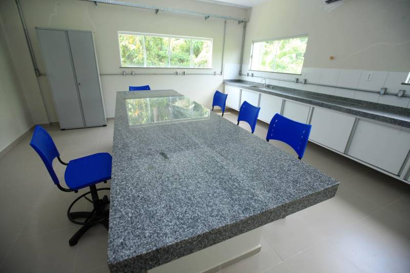 Renovar, reinventar, repensar e preservar a Amazônia e sua extensa biodiversidade serão as principais funções do Centro de Estudos Avançados da Biodiversidade (Ceabio), o primeiro da região Norte e um dos pioneiros do país. Inaugurado nesta quarta-feira (21), o laboratório faz parte do Parque de Ciência e Tecnologia Guamá (PCT Guamá), sediado em Belém.
FOTO: MÁCIO FERREIRA / AG. PARÁ
DATA: 21.02.2018
BELÉM - PARÁ <div class='credito_fotos'>Foto: MÁCIO FERREIRA/ AG. PARÁ | <a href='/midias/2018/originais/a8617283-6f26-465d-8070-702345724907.jpg' download><i class='fa-solid fa-download'></i> Download</a></div>