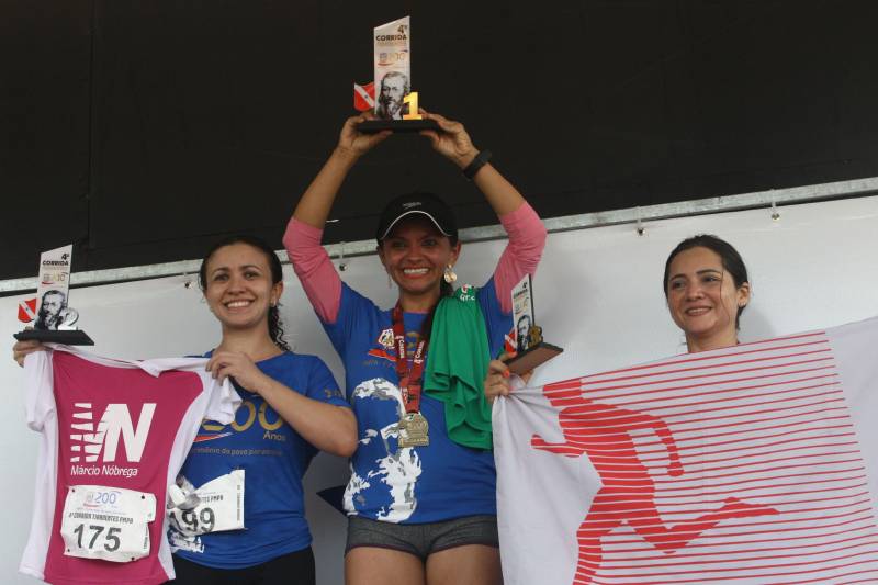 O recém-inaugurado Parque Estadual do Utinga foi o local escolhido para a 4ª edição da Corrida Tiradentes, promovida pela Polícia Militar na manhã deste domingo, 22. No ano em que celebra 200 anos de criação, a PM contou com mais de 750 competidores na prova que iniciou às 6 horas da manhã com um percurso total de 8 Km. Em apenas 4 anos de existência, a Corrida Tiradentes já ganhou a simpatia de muitos atletas profissionais e amadores. Eduardo Costa, de 26 anos é um deles. O competidor alcançou o 1º lugar geral da corrida com menos de 30 minutos de prova e conta que não esperava um resultado tão positivo. Na foto, o primeiro lugar, categoria feminino, Kassia Ribeiro (boné).
FOTO: CARLOS SODRÉ / AG. PARÁ
DATA: 22.04.2018
BELÉM - PARÁ <div class='credito_fotos'>Foto: Carlos Sodré/Agência Pará | <a href='/midias/2018/originais/b2b549ec-8165-4a94-a9fc-4f485f1ae17b.jpg' download><i class='fa-solid fa-download'></i> Download</a></div>