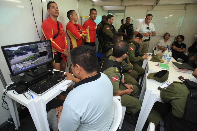 Atuação dos agentes de segurança durante a Operação Verão 2018 no segundo final de semana de férias.
FOTO: MÁCIO FERREIRA / AG. PARÁ
DATA: 07.07.2018
SALINÓPOLIS - PARÁ <div class='credito_fotos'>Foto: MÁCIO FERREIRA/ AG. PARÁ | <a href='/midias/2018/originais/bf18ea66-db25-433c-813e-be15ffc06543.jpg' download><i class='fa-solid fa-download'></i> Download</a></div>