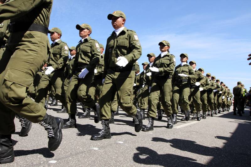 A cerimônia de formatura dos novos praças da Polícia Militar ocorreu na manhã desta segunda-feira (9), simultaneamente, em Belém e outros seis municípios paraenses: Santa Izabel, Castanhal, Barcarena, Capanema, Bragança e Tucuruí. Em Parauapebas, Marabá, Breves, Soure e Conceição do Araguaia, a formatura será celebrada na quinta-feira, dia 12. Na sexta-feira, dia 13, é a vez de Santarém, Altamira, Paragominas e Itaituba. O governador Simão Jatene presidiu a cerimônia de formatura no Portal da Amazônia, bairro da Cidade Velha, em Belém. Milhares de familiares dos formandos lotaram o espaço para entregar aos novos policiais militares seus diplomas de conclusão de curso.
FOTO: CRISTINO MARTINS / AG. PARÁ
DATA: 09.07.2018
BELÉM - PARÁ <div class='credito_fotos'>Foto: Cristino Martins/Ag. Pará | <a href='/midias/2018/originais/c0c0d6fe-10c5-41b3-aa4c-ae2ca323b67b.jpg' download><i class='fa-solid fa-download'></i> Download</a></div>