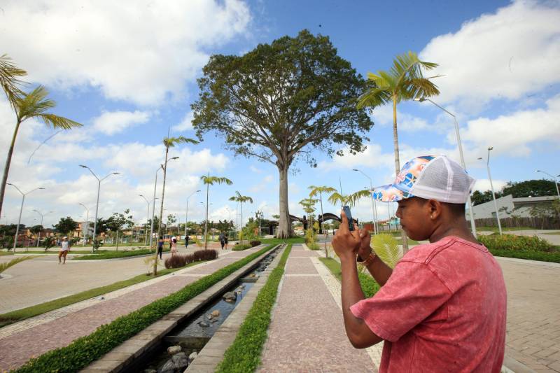 Observar seu entorno e aprimorar o próprio olhar. Este é o princípio da oficina de fotografia ministrada pelo fotojornalista Sidney Oliveira, que desde a última segunda-feira, 5, está no Centro Comunitário da Comunidade Pantanal, no bairro do Curió-Utinga, onde 17 jovens participam do Projeto Biizu, que abriu assim suas atividades de 2018.
FOTO: RODOLFO OLIVEIRA / AG. PARÁ
07.03.2018
BELÉM - PARÁ <div class='credito_fotos'>Foto: Rodolfo Oliveira/Ag. Pará | <a href='/midias/2018/originais/c7cac936-0177-4e44-9ccd-200f43c98e41.jpg' download><i class='fa-solid fa-download'></i> Download</a></div>