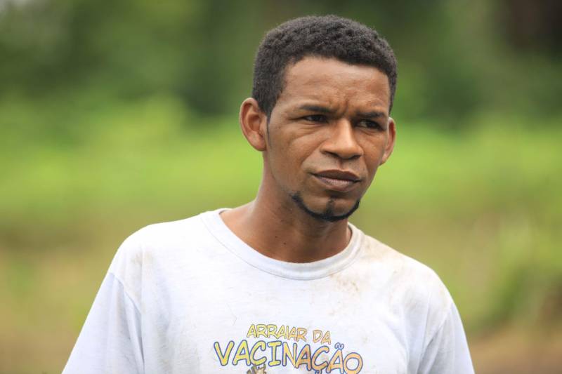 O dia começa cedo para a família do agricultor Adilson dos Santos, 33 anos. Produtores de mandioca da comunidade quilombola Boa Vista do Itá, de Santa Izabel do Pará, região metropolitana de Belém, eles são o retrato de uma tradição que vem se perpetuando por gerações e garantindo na mesa dos paraenses o produto que é a base alimentar do Estado. Do plantio ao beneficiamento, o lavrador herdou do pai a cultura que hoje é a principal fonte de renda da vila, onde vivem cerca de 50 famílias. No Pará, 96% da mandioca produzida vem da agricultura familiar. “Mandioca é pop, mandioca é tudo”, brinca Adilson. Ele está certo. Os produtos derivados da planta são diversos e ajudam a compor alguns dos pratos típicos mais conhecidos da região. Quase onipresente na mesa do paraense, a farinha é, muitas vezes, o alimento principal, nos sete dias da semana. Mas para chegar até as nossas casas, é preciso muito esforço e dedicação, aliado ao emprego de pesquisa e investimentos cada vez maiores do poder público. O conhecimento empírico do homem do campo hoje recebe o apoio de novas tecnologias e técnicas de plantio, que resultam em mais qualidade e produtividade. Na foto, o agricultor Adilson dos Santos, 33 anos.
FOTO: MÁCIO FERREIRA / AG PARÁ
DATA: 25.02.2018
SANTA IZABEL DO PARÁ
<div class='credito_fotos'>Foto: MÁCIO FERREIRA/ AG. PARÁ | <a href='/midias/2018/originais/c7ceba6b-a3b7-4fff-ba90-b7ec18ef3c3b.jpg' download><i class='fa-solid fa-download'></i> Download</a></div>