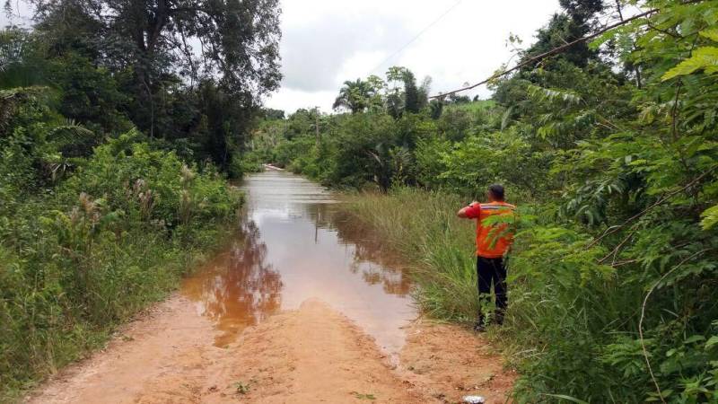 Nesta sexta-feira, 23, uma equipe da Defesa Civil do Pará se deslocou de Marabá rumo ao município de Itupiranga, na região sudeste do estado. Por conta do período chuvoso, 15 pontes da cidade apresentaram sérios problemas. Além disso, 300 pessoas estão desalojadas e 100 desabrigadas. Para auxiliar no atendimento dessas famílias, a Defesa Civil de Itupiranga solicitou ajuda da Coordenadoria Estadual de Defesa Civil. O subcomandante do 5º Grupamento Bombeiro Militar, Major Paulo César Vaz, ressaltou que esta é a segunda avaliação feita no município. “Enviamos a mesma equipe que esteve em Itupiranga, no dia 16 de fevereiro, para uma nova avaliação e dar o suporte necessário à Defesa Civil municipal no sentido de preencher o sistema S2iD (Sistema Integrado de Informações sobre Desastres do Governo Federal), o que vai subsidiar a prefeitura para decretar situação de emergência no município, e assim, consiga atender as demandas emergenciais”, explicou.
FOTO: ASCOM / DEFESA CIVIL
DATA: 23.02.2018
ITUPIRANGA - PARÁ <div class='credito_fotos'>Foto: ASCOM / DEFESA CIVIL | <a href='/midias/2018/originais/d106c65b-54a8-4886-b88d-862c11f888ea.jpg' download><i class='fa-solid fa-download'></i> Download</a></div>