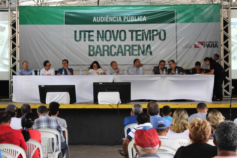 A audiência pública destinada ao debate sobre a solicitação de Licença Prévia para a Usina Termelétrica (UTE) Novo Tempo, realizada em Vila dos Cabanos, nesta terça-feira (24), no município de Barcarena, reuniu representantes sindicais, comunitários, autoridades e a população em geral.
FOTO: ASCOM SEMAS
DATA: 25.04.2018
BARCARENA - PARÁ <div class='credito_fotos'>Foto: ASCOM SEMAS | <a href='/midias/2018/originais/fdd5cd91-0d14-4755-98ec-0edc08258d58.jpg' download><i class='fa-solid fa-download'></i> Download</a></div>