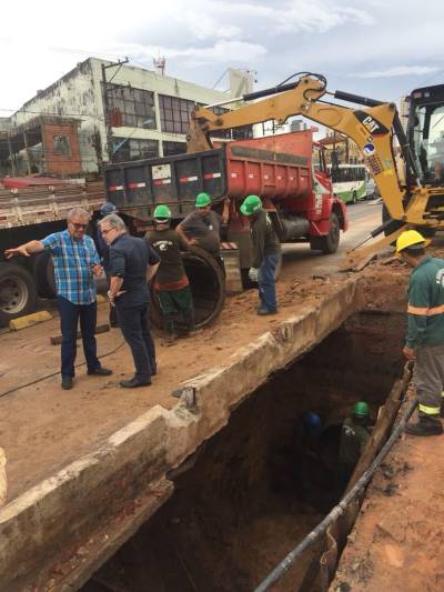 galeria: Cosanpa monta força-tarefa para agilizar reparo em adutora
