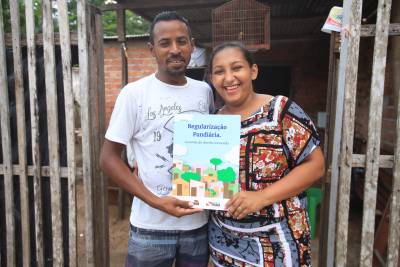 notícia: Comunidade Fé em Deus será beneficiada com segunda etapa de regularização fundiária