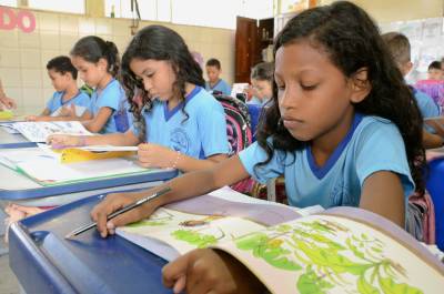 notícia: Seduc promove mutirão para reorganizar bibliotecas escolares