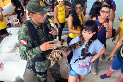 galeria: Moradores do Benguí participam da ação ‘Prevenção é Segurança’
