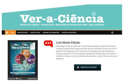 notícia: Sistema Paraense de Inovação é o destaque da 11ª edição da revista Ver-a-Ciência