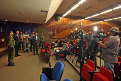 galeria: Coletiva explica ações da Segurança Pública para combater crimes e investigar homicídios