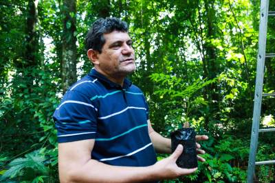 galeria: Agricultores de São Miguel do Guamá participam de curso sobre plantação de mudas de Castanha-do-Pará