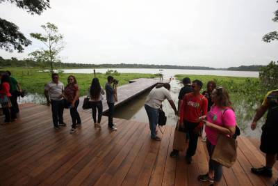 galeria: Convidados conhecem o novo Parque Estadual do Utinga
