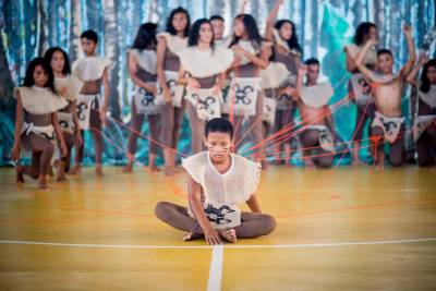 galeria: 	Alunos do Pro Paz apresentam no Sarau Literário adaptação teatral da obra de Mary Del Priore