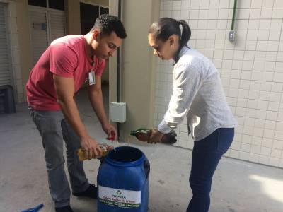 galeria: Óleo usado arrecadado por Hospital de Marabá será transformado em biodiesel e sabão