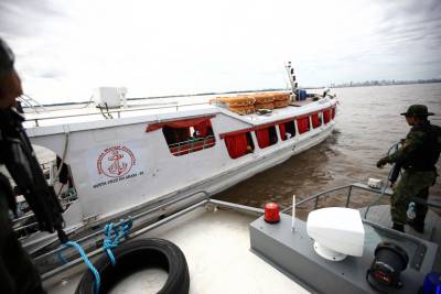 galeria: Policiamento fluvial promove segunça comunitária e executa projetos sociais com ribeirinhos