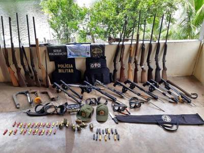 galeria: Fiscalização apreende animais e apetrechos de pesca irregulares no Lago de Tucuruí
