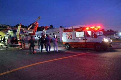 galeria: Criança vítima de escalpelamento é trazida do Marajó